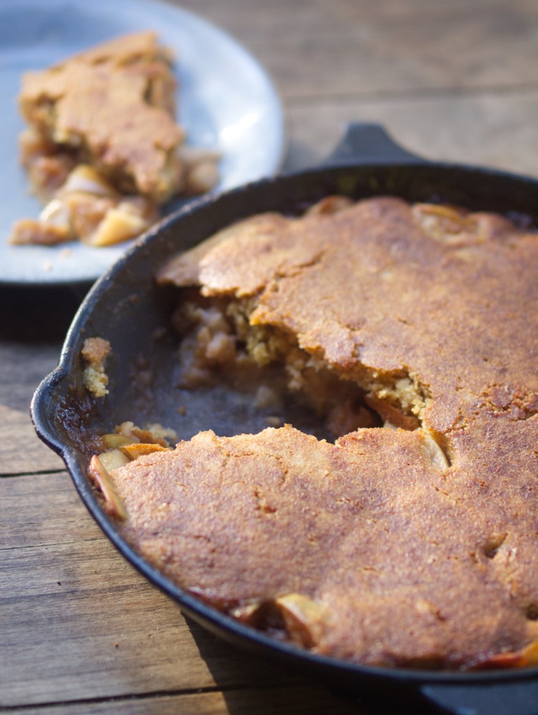 Sourdough skillet apple pie