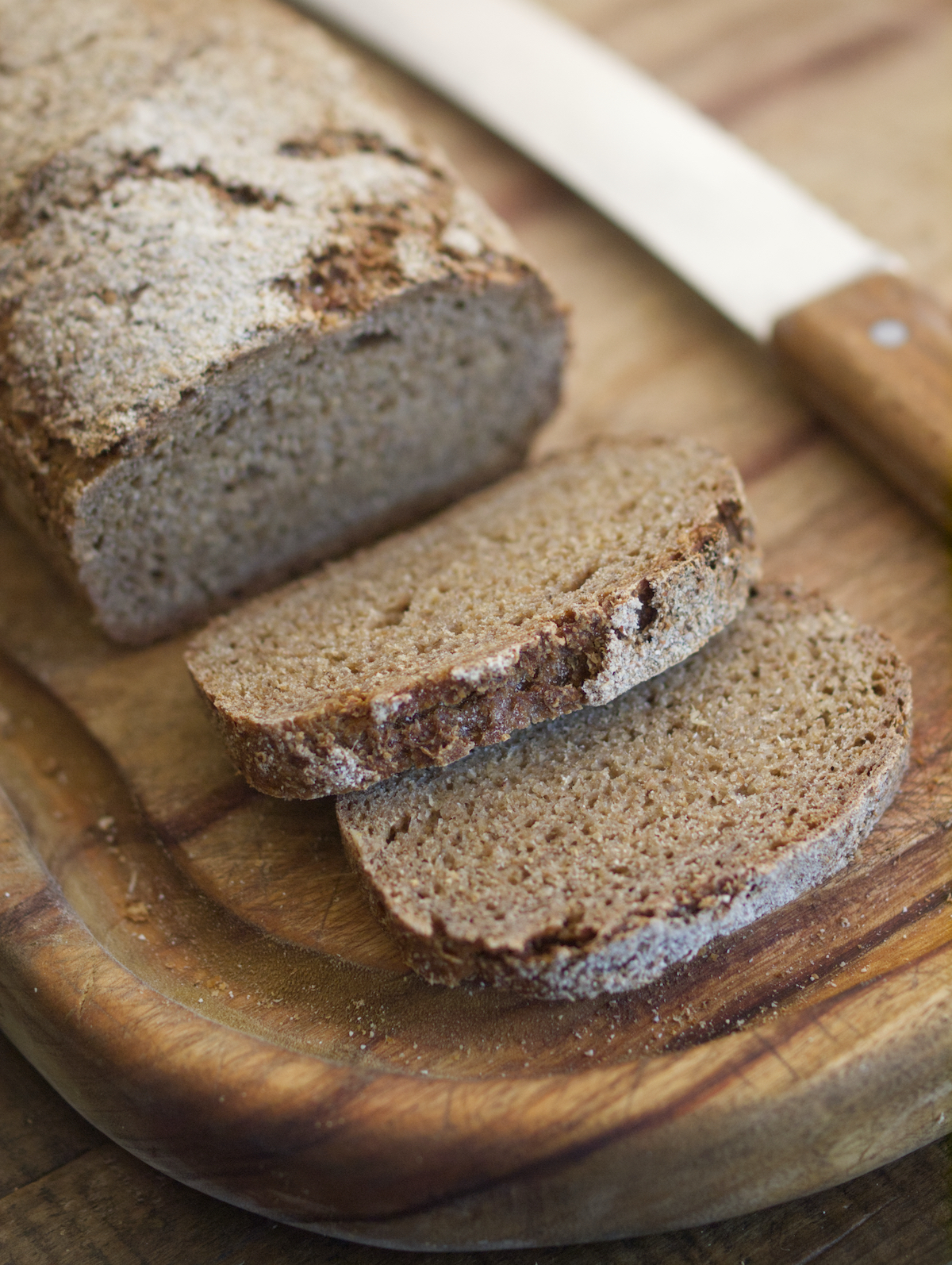 Simple Fresh Milled Flour Sourdough Rye Bread